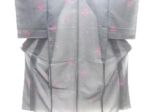 紗花模様織り出し着物